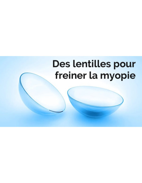 Dossier lentilles pour contrôler l'évolution de la myopie