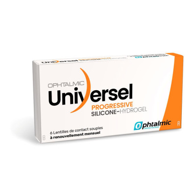 Ophtalmic Universel Silicone Hydrogel Progressive