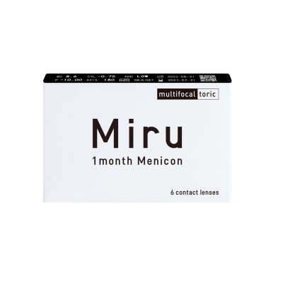 Miru 1month Menicon multifocal toric