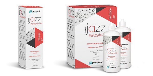 Jazz Peroxyde : une solution oxydante pour lentilles souples et rigides avec neutralisation en 2H