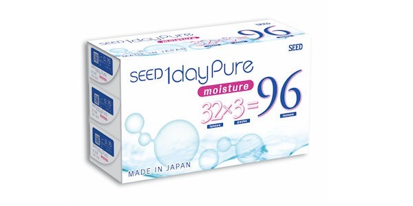 Nouveaux packs de 96 lentilles gamme SEED 1dayPure 