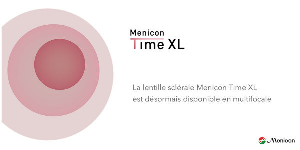 La lentille sclérale Menicon Time XL est désormais disponible en multifocale