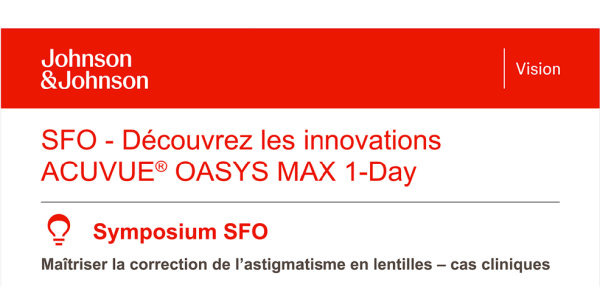Johnson & Johnson vous invite lors du congrès de la SFO