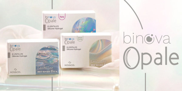 Le laboratoire Novacel lance binova Opale, nouvelle lentille en silico-hydrogel